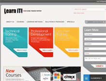 Tablet Screenshot of learnit.com
